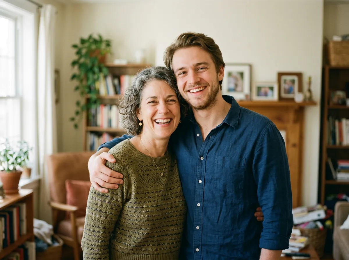 Photo with Mum